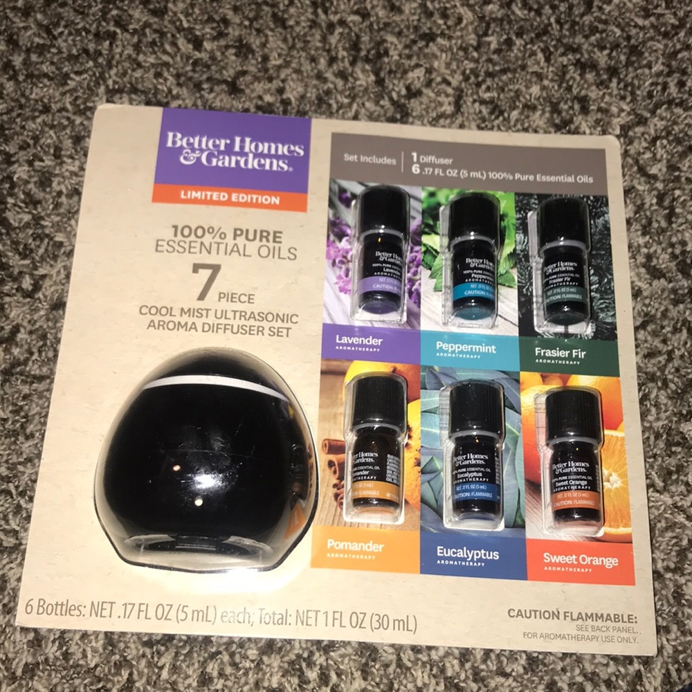 ESSENTIAL OIL DIFFUSER SET!!☀️